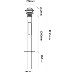 Alefors 125cm pollare
