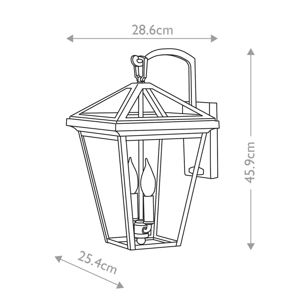 Alford Place 46cm utelampa