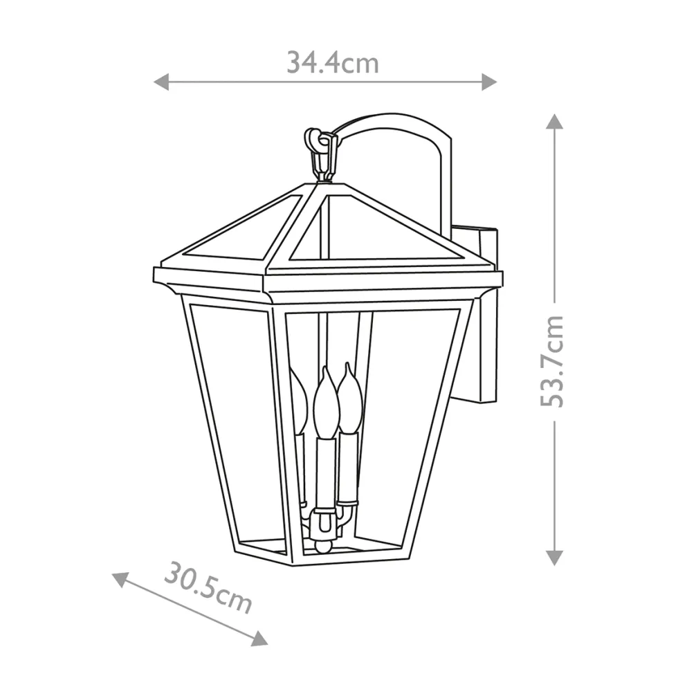 Alford Place 54cm utelampa