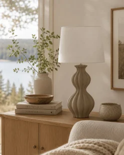Amfora 67cm bordslampa