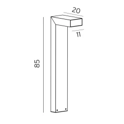 Asker 85cm pollare