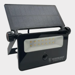 Batteridriven strålkastare med sensor solcellslampa