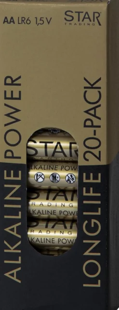 Batteri 20-p AA 1,5V Power Alkaline