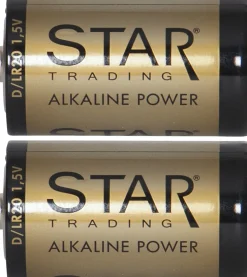 Batteri 2-p D 1,5V Power Alkaline