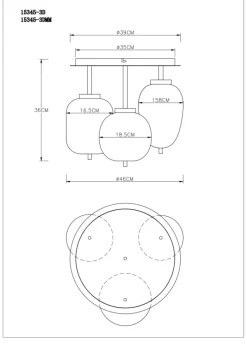 Blacky Ø46 plafond