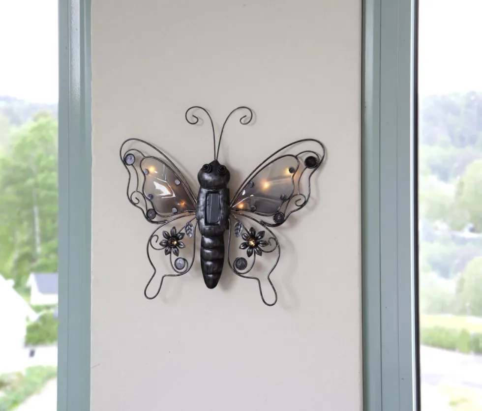 Butterfly solcellslampa