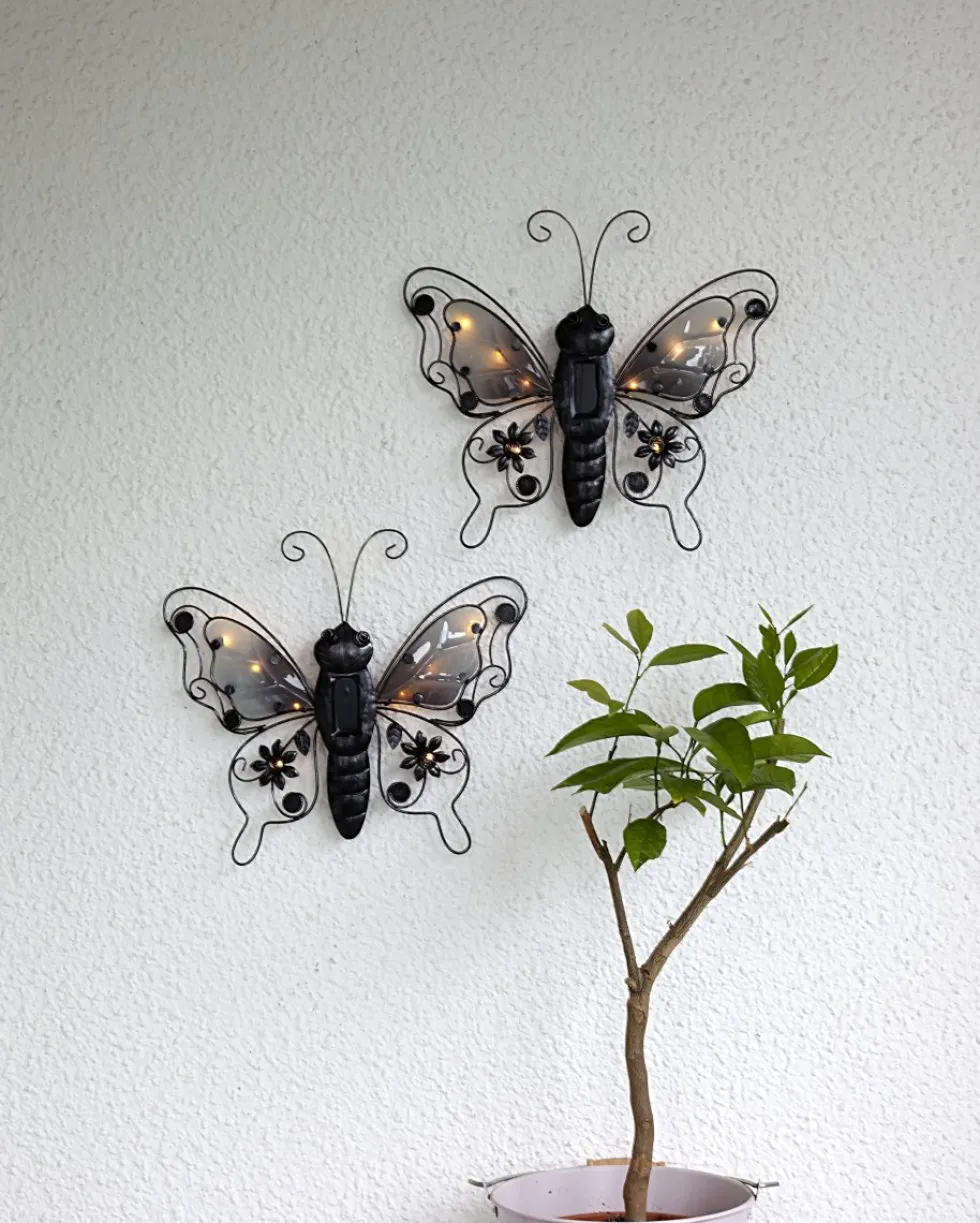 Butterfly solcellslampa