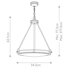 Collier Ø54 taklampa