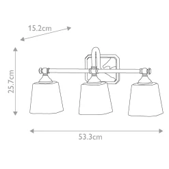 Concord 53cm badrumslampa