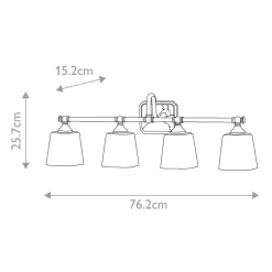 Concord 76cm badrumslampa