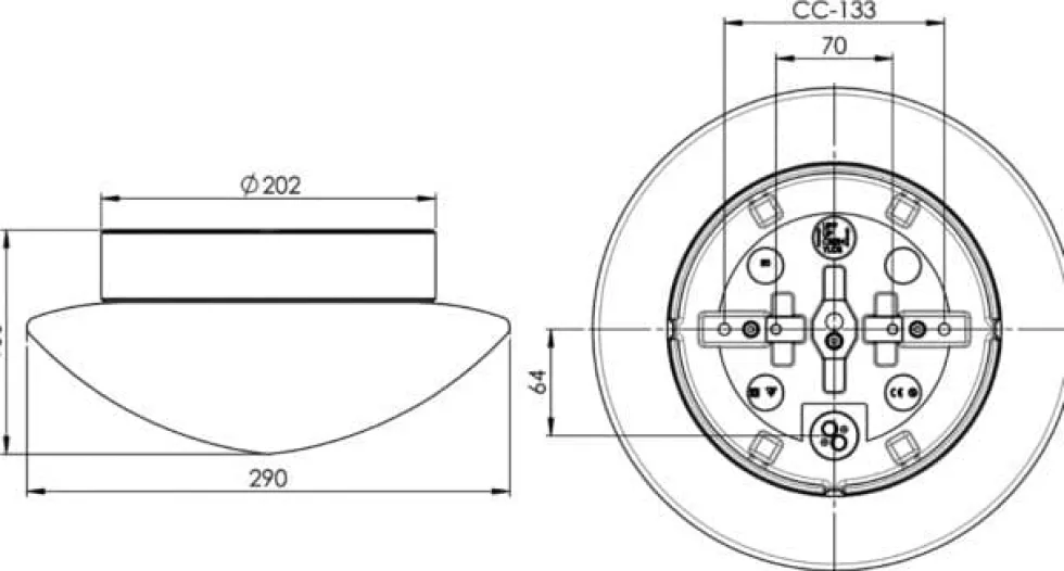 Contrast Solhem Ø30 badrumslampa