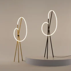 Crochet golvlampa