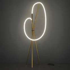 Crochet golvlampa