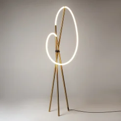 Crochet golvlampa