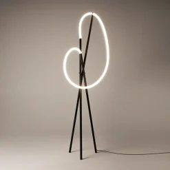 Crochet golvlampa