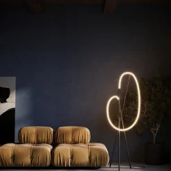 Crochet golvlampa