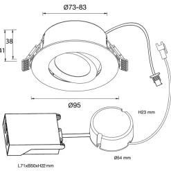 D-007 Downlight 4000K