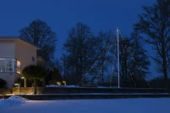 Flaggstångsslinga varmvit 10m