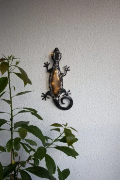Gecko solcellslampa