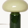 Glas 23cm bordslampa