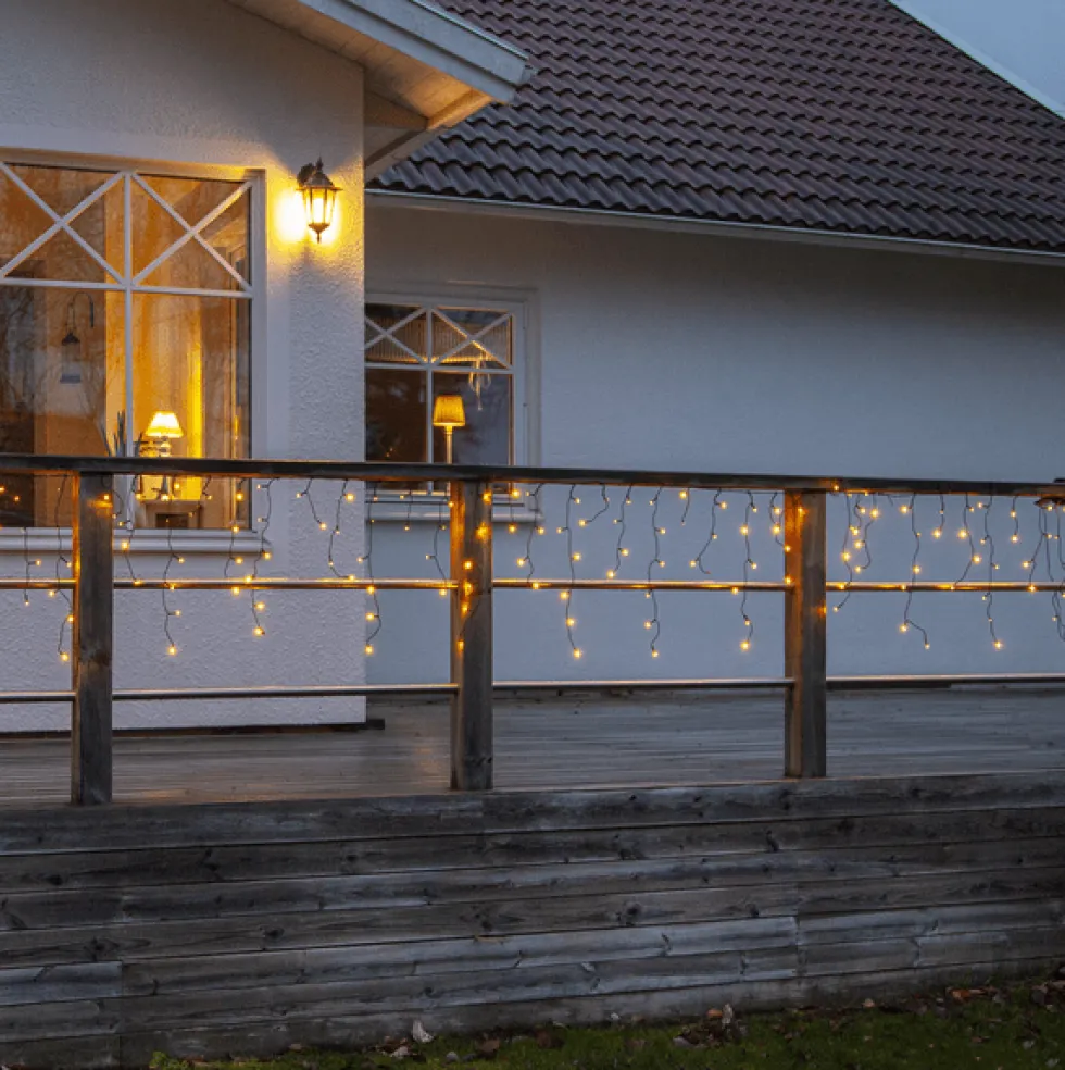 Istappsslinga Golden Warm White 24m