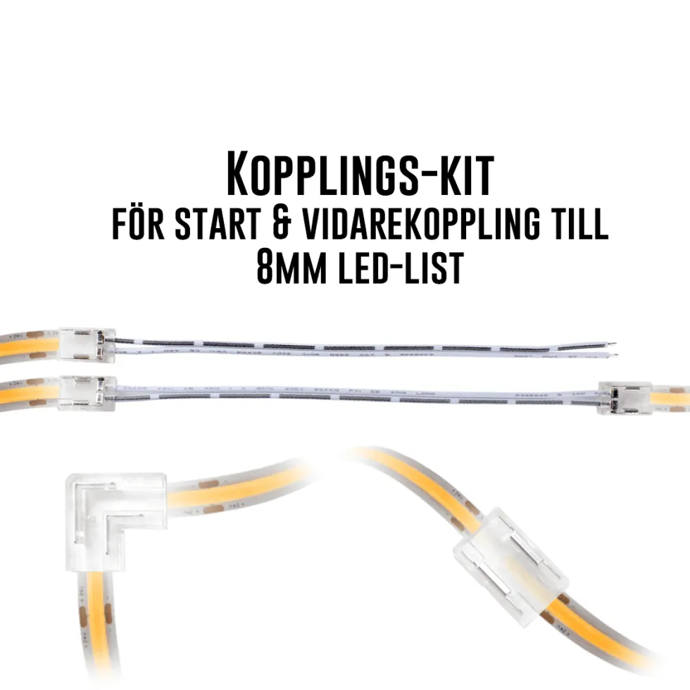Kopplings-kit till Cobby 8mm