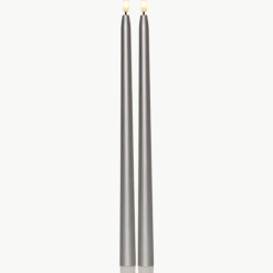 LED Antikljus Flamme Metal 40cm