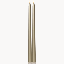 LED Antikljus Flamme Metal 40cm