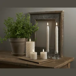 LED Antikljus Flamme Swirl