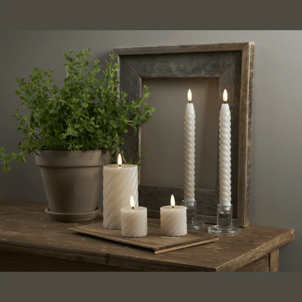 LED Antikljus Flamme Swirl