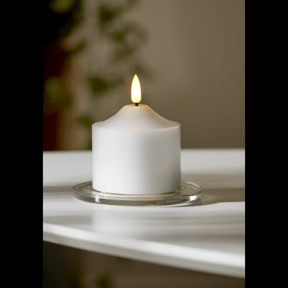 LED Blockljus Flamme