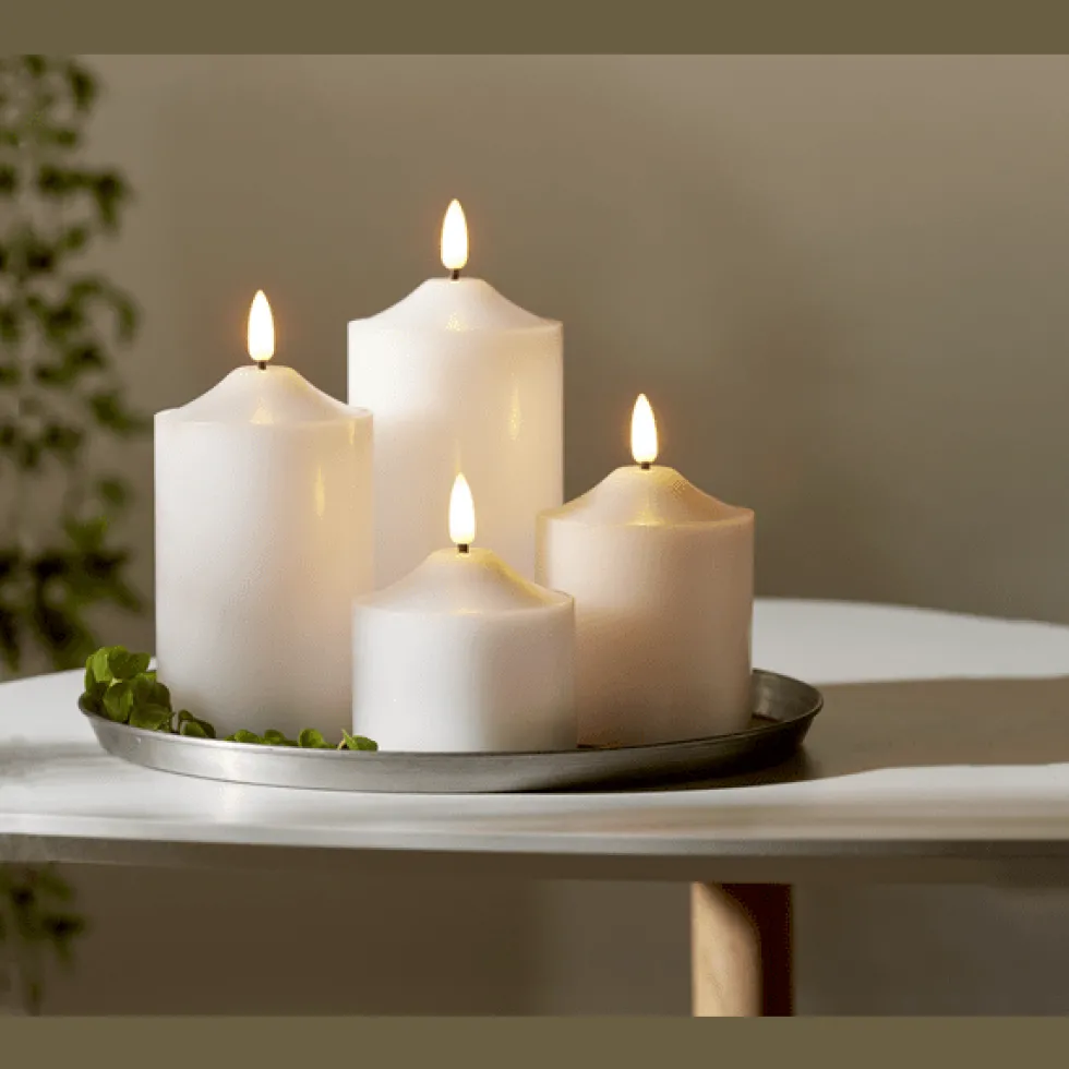 LED Blockljus Flamme