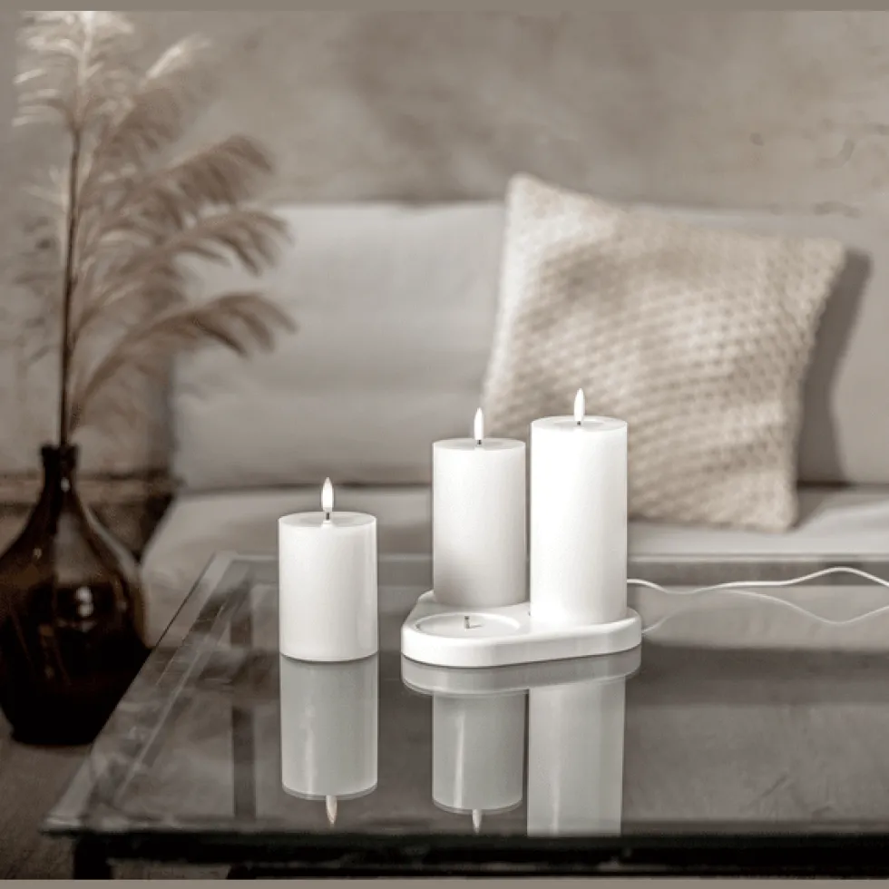 LED Blockljus Flamme Charge