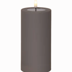 LED Blockljus Flamme Soft 18cm
