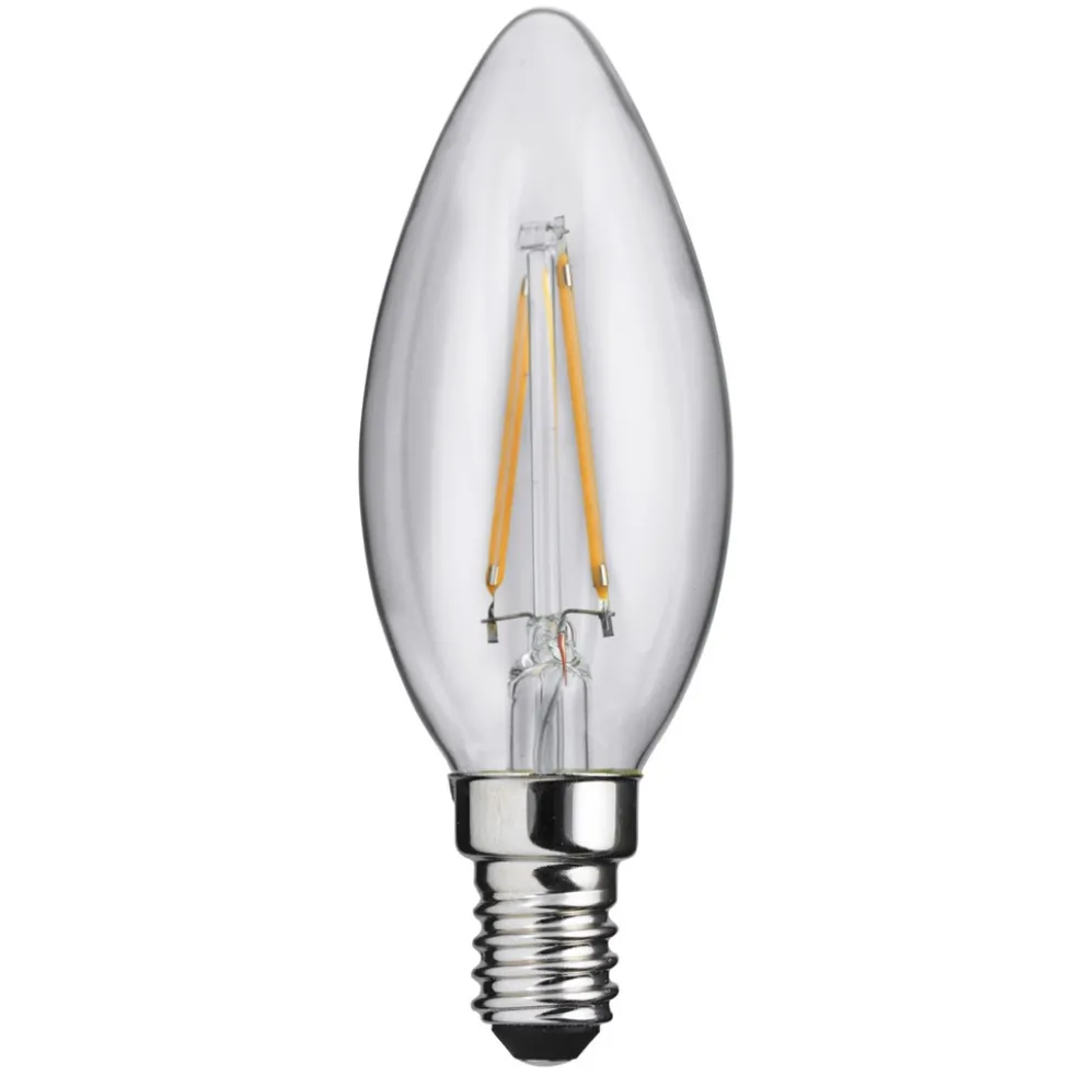 LED E14 kronljus 2W 2700K
