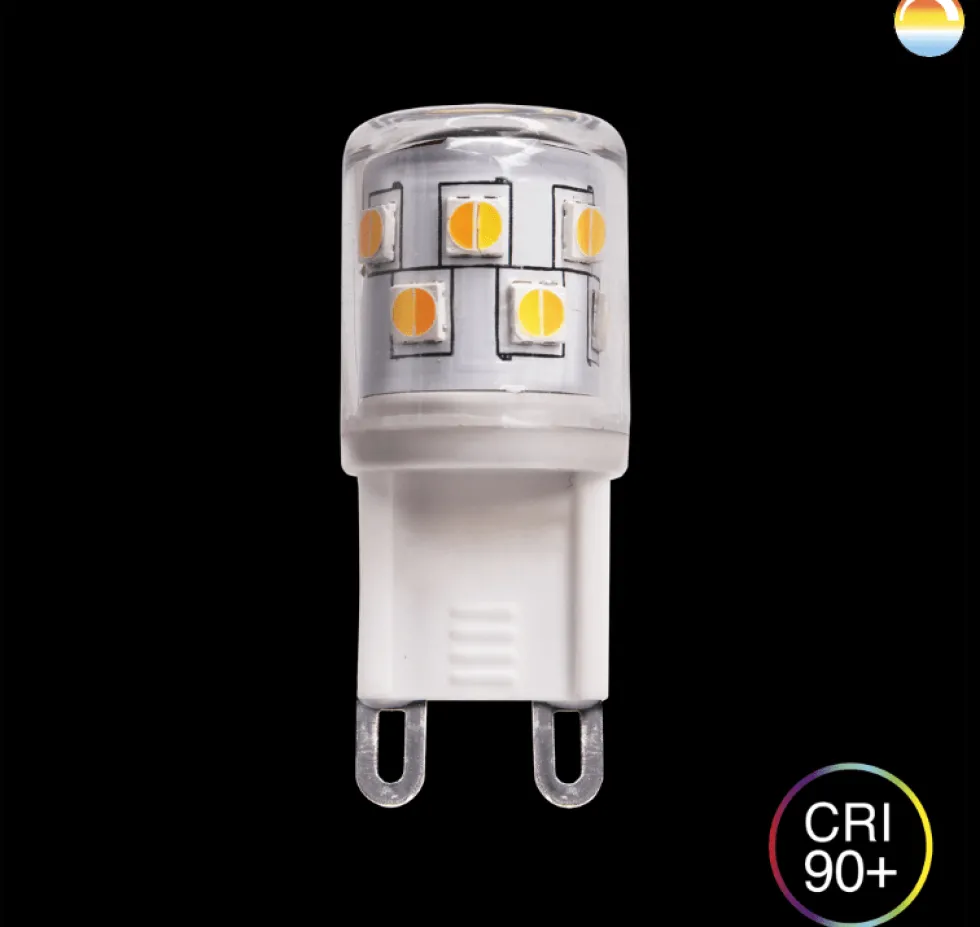 LED G9 MINI 2,5W 2200-3000K dim to warm