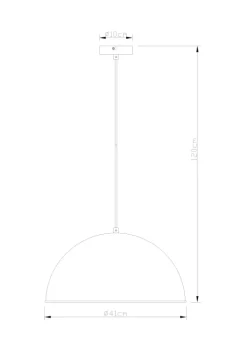 Lenn Ø40 taklampa