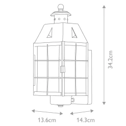 Nantucket 34cm utelampa