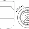 Ohm 100/110 badrumslampa