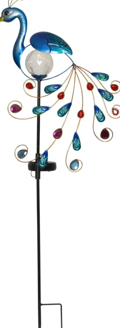 Peacock solcellslampa
