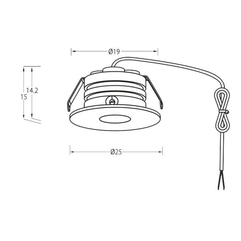 P-132 Mini Downlight 2700K