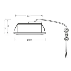 Q-33 Mini Downlight 2700K