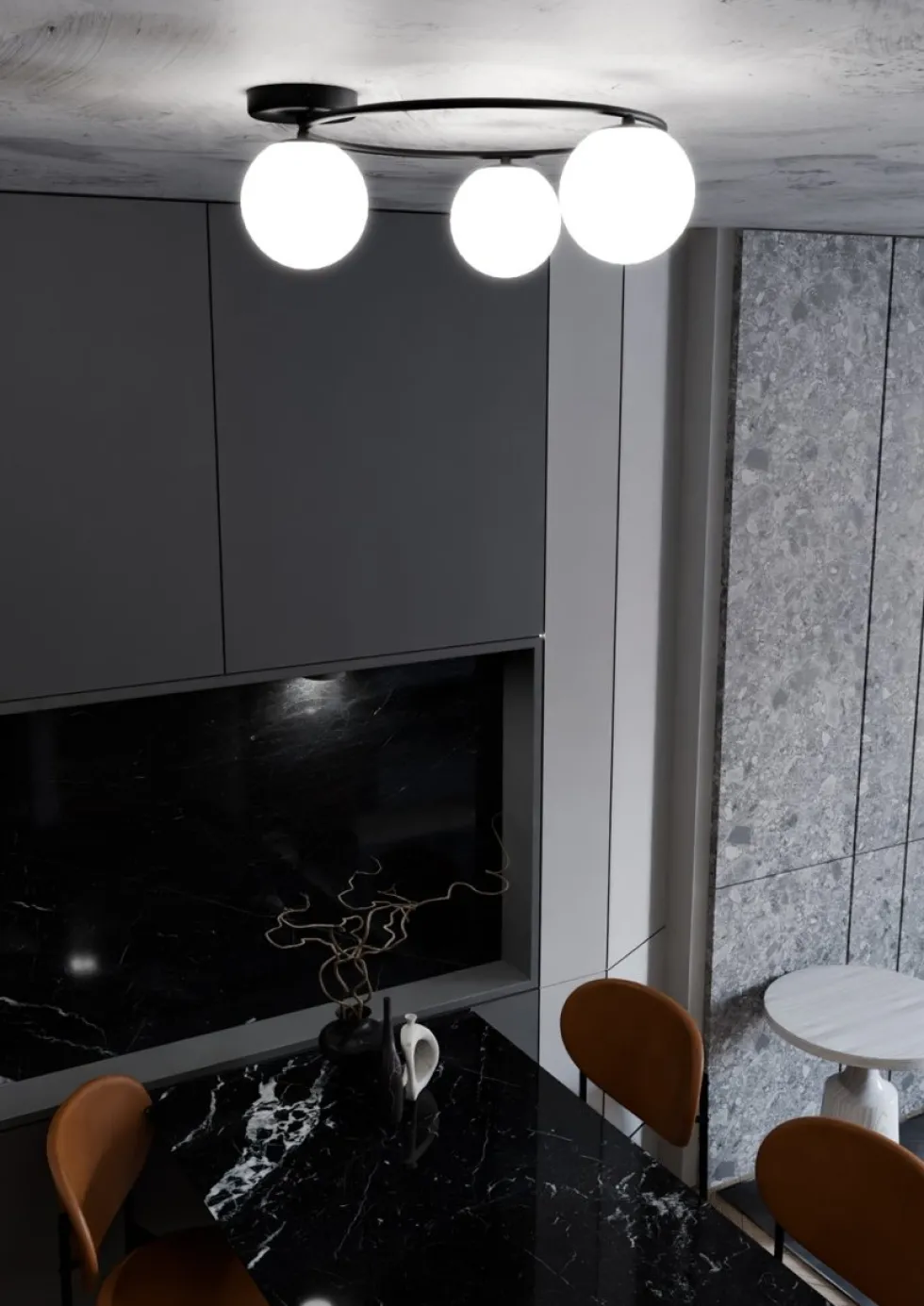 Sopra Ø47 plafond