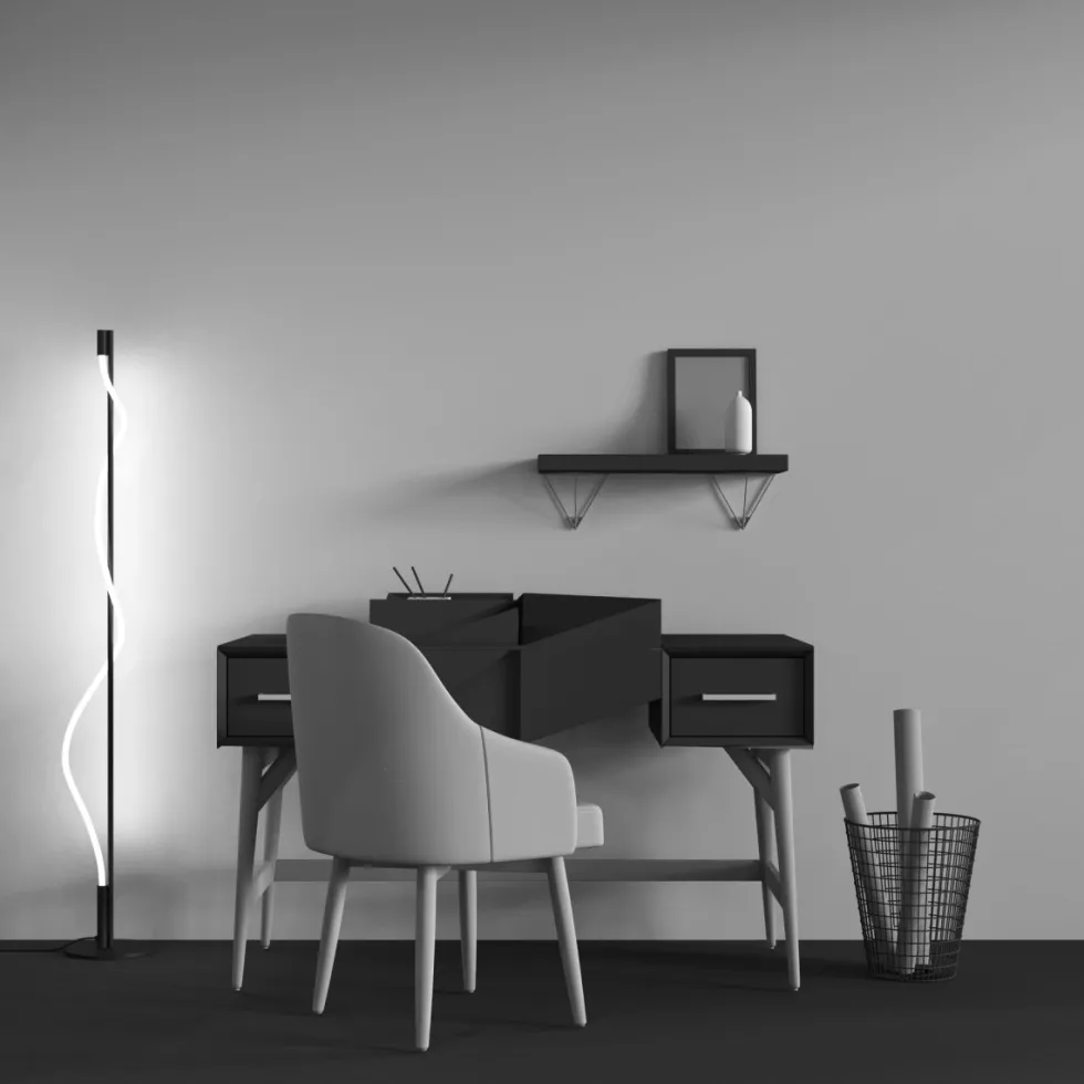 Tau golvlampa